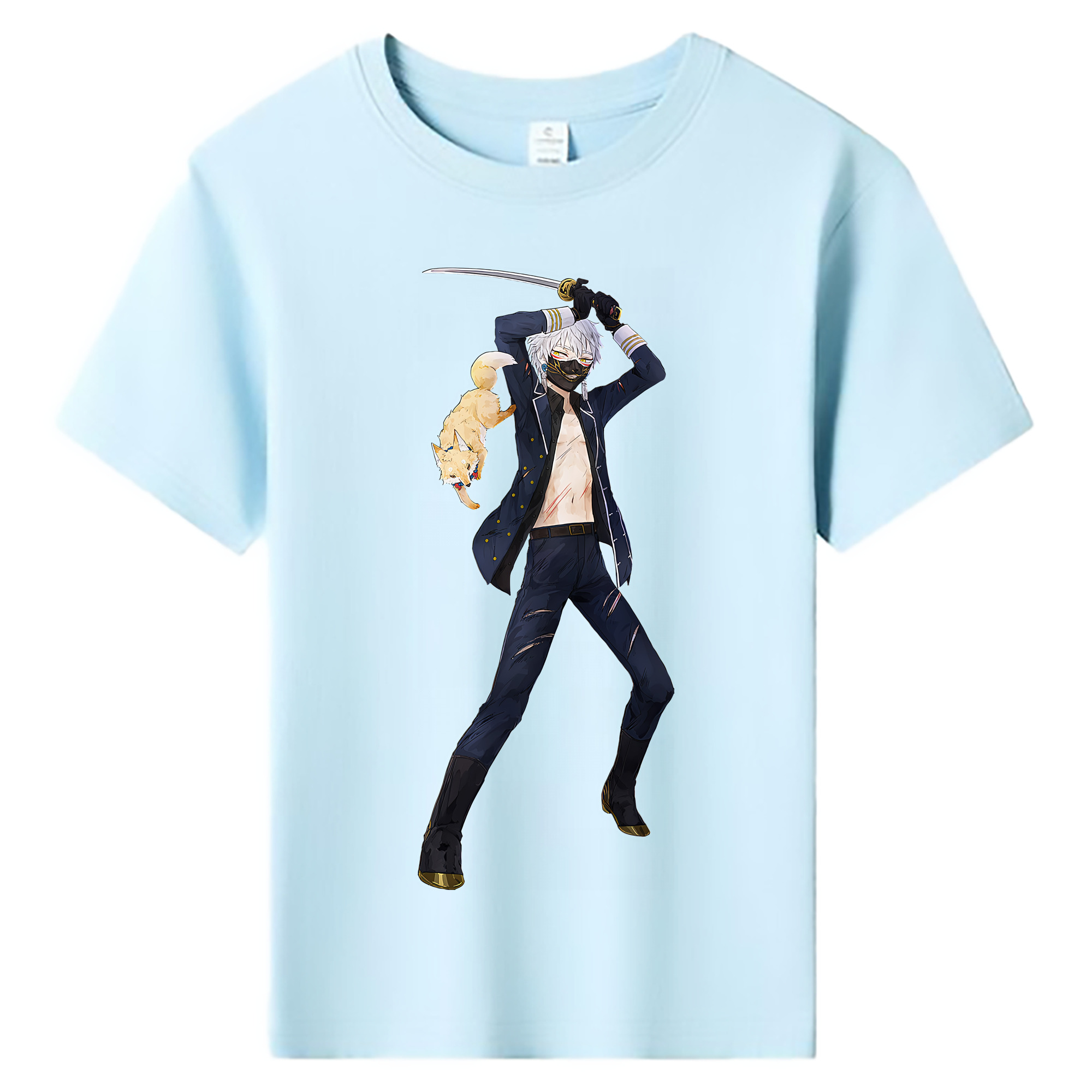 （画像用） 刀剣乱舞 Touken Ranbu 綿100％キッズTシャツ（フロントプリント）